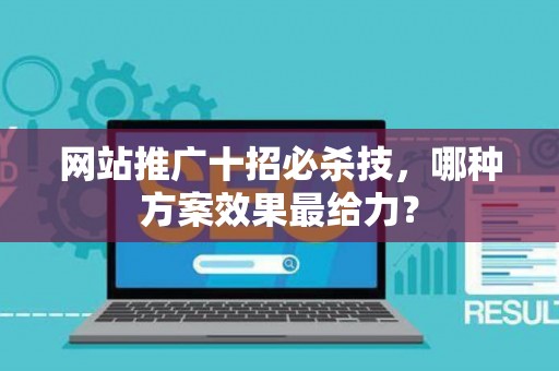 网站推广十招必杀技，哪种方案效果最给力？
