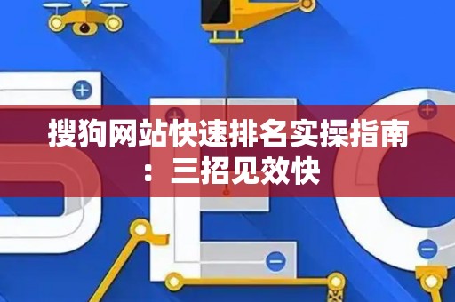 搜狗网站快速排名实操指南：三招见效快