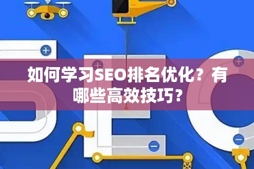 如何学习SEO排名优化？有哪些高效技巧？